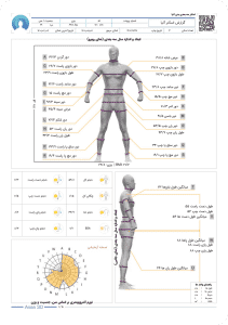 گزارش آنتروپومتری